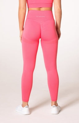 V3 Apparel Ladies Define Seamless Scrunch Leggings - Coral