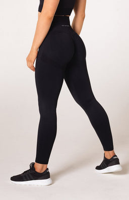 V3 Black Define Seamless Scrunch Leggings