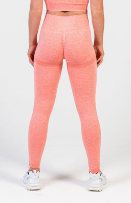 V3 Peach Marl Define Seamless Scrunch Leggings