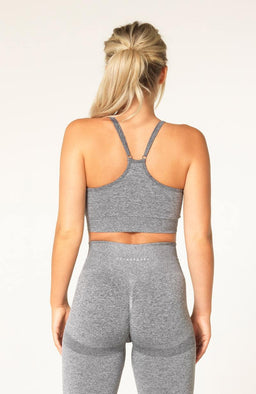 V3 Grey Marl Define Seamless Scrunch Sports Bra