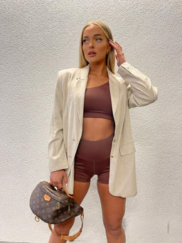 Ryderwear Chocolate Adapt High Waisted Scrunch Shorts