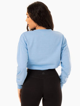 Ryderwear Sky Blue Replay Sweater Cropped Jumper