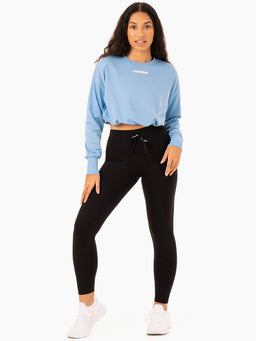 Ryderwear Sky Blue Replay Sweater Cropped Jumper
