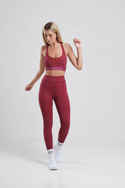 iGD Sport Crimson Ruby Vented Compression Leggings