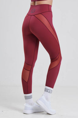 iGD Sport Crimson Ruby Vented Compression Leggings