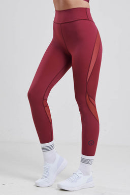iGD Sport Crimson Ruby Vented Compression Leggings