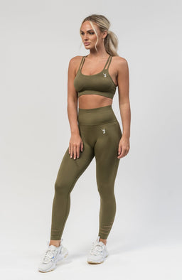 V3 Khaki Contour Seamless Leggings