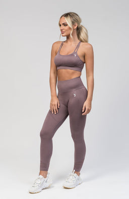 V3 Mauve Contour Seamless Sports Bra