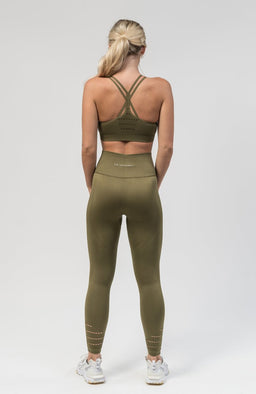 V3 Khaki Contour Seamless Leggings