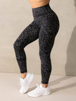Empower High Waisted Leggings Black Leopard