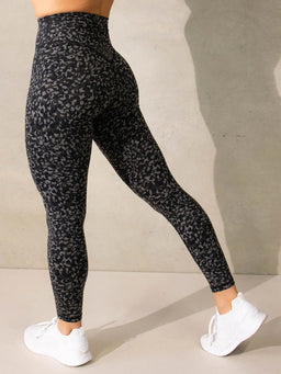 Empower High Waisted Leggings Black Leopard