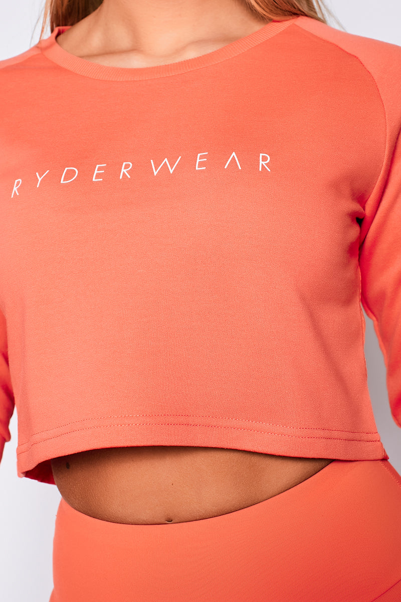 Ryderwear Coral Staples Cropped Sweater