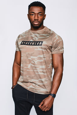 Ryderwear Khaki Camo Combat T-Shirt