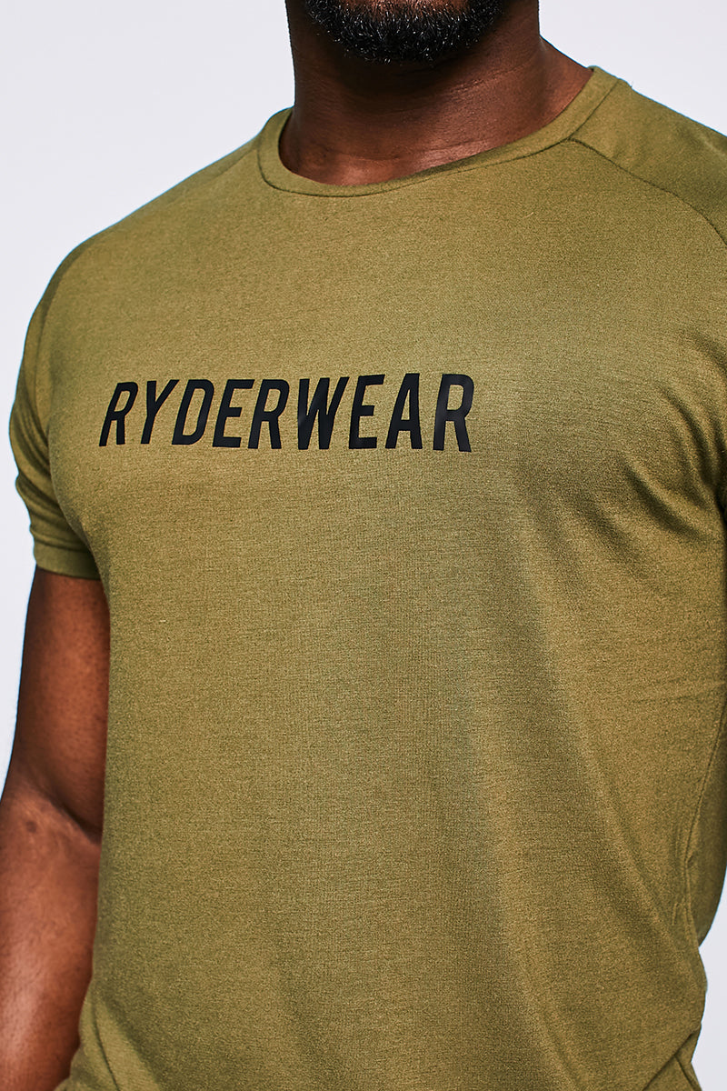 Ryderwear Khaki Cotton Active T-Shirt