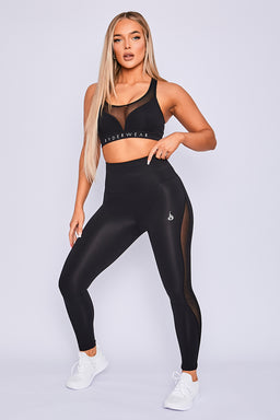 Ryderwear Black Hype Mesh Sports Bra – IT LOOKS FIT