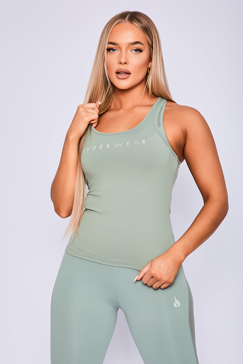 Ryderwear Sage Hype Racer Back Tank