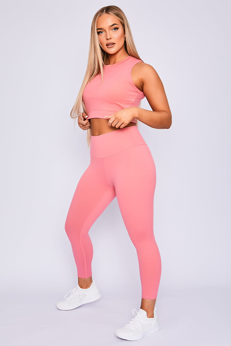 Ryderwear Pink Lemonade Motion Crop Top