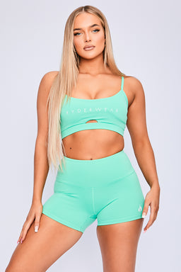 Ryderwear Neomint Staples Scrunched Bum Booty Shorts