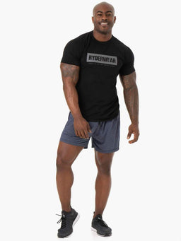Ryderwear Navy Marl Iron Arnie Shorts