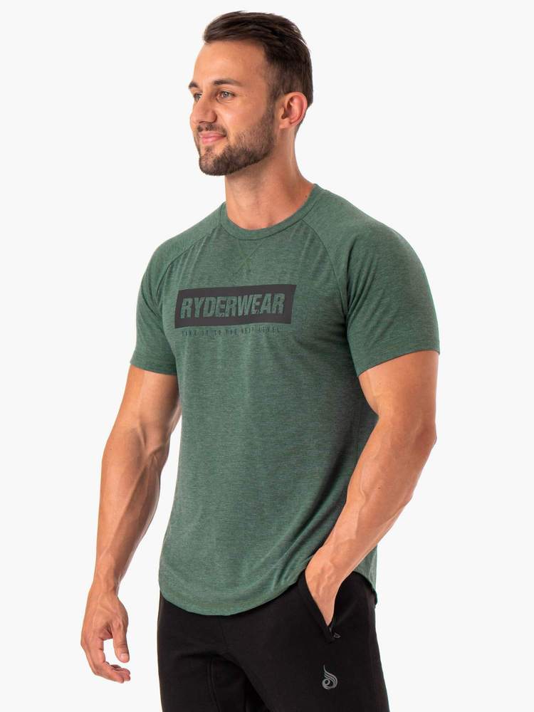 Ryderwear Green Marl Iron T-Shirt – IT LOOKS FIT