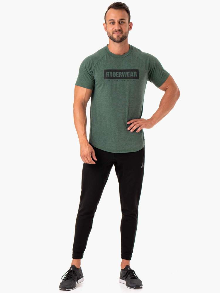 Ryderwear Green Marl Iron T-Shirt