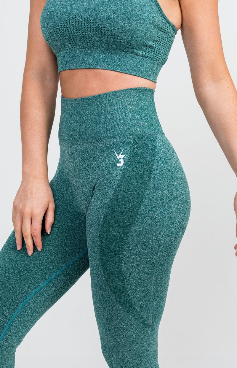 V3 Emerald Marl Uplift Seamless Leggings